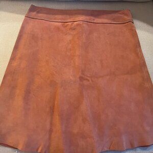 Theory Suede Mini Skirt